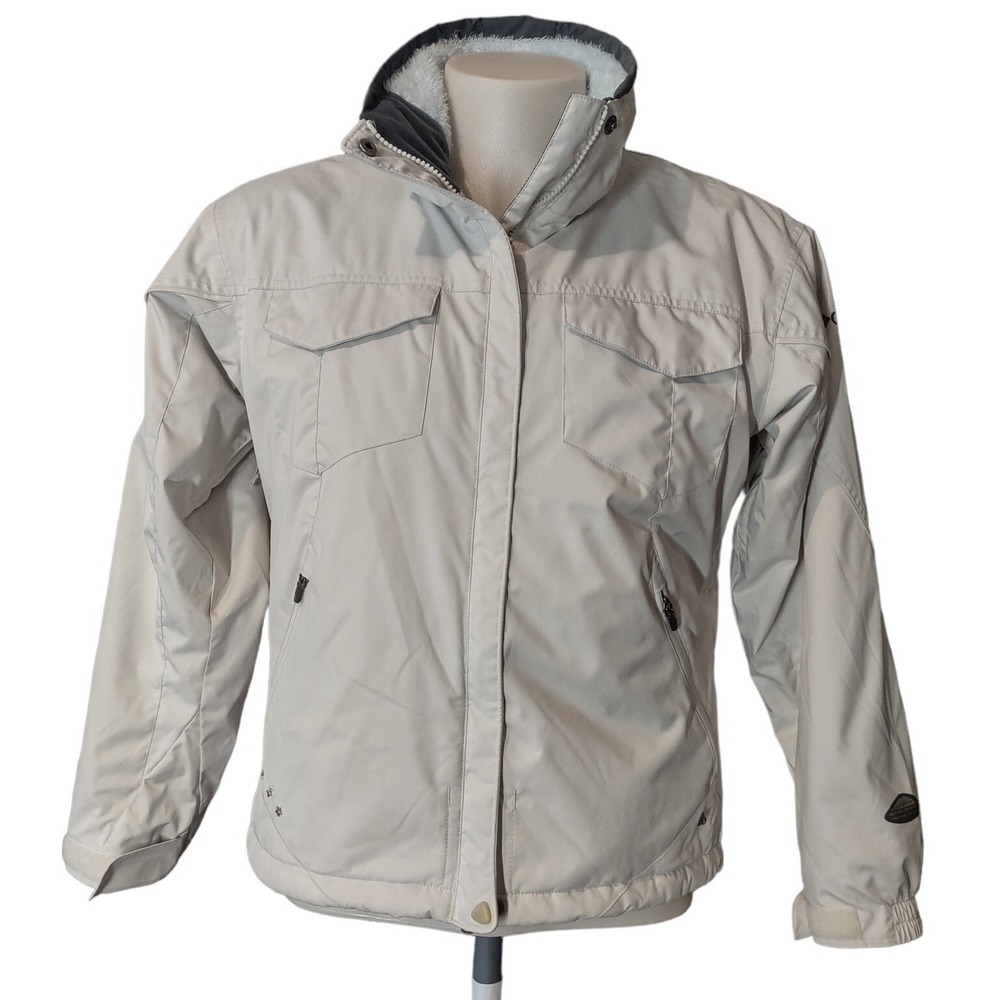 Columbia Vertex‎ Jacket Size M Womens Gorp Core Tan Omni-Shield Ski Winter Coat
